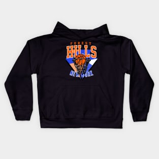 Forest Hill New York Throwback Basketball Kids Hoodie